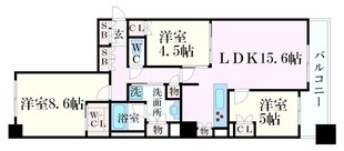 芦屋駅 徒歩19分 2階の物件間取画像